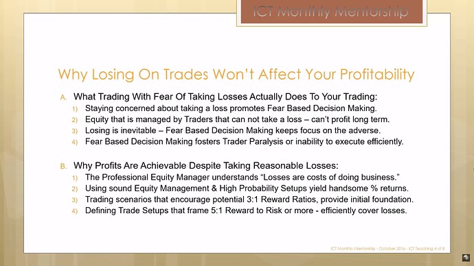 No Fear Of Losing - Why Losing On Trades Won't Affect Your Profitability