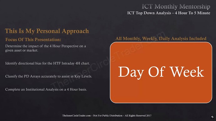 ICT Top Down Analysis - Michael's Personal Approach