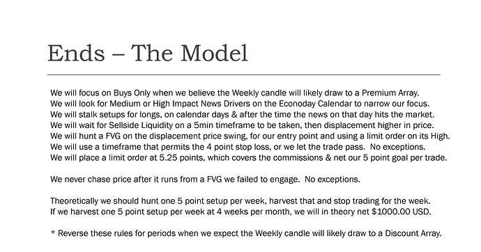 Ends - The Model