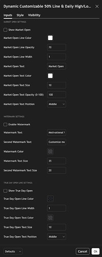 Daniel's TradingView Settings 14
