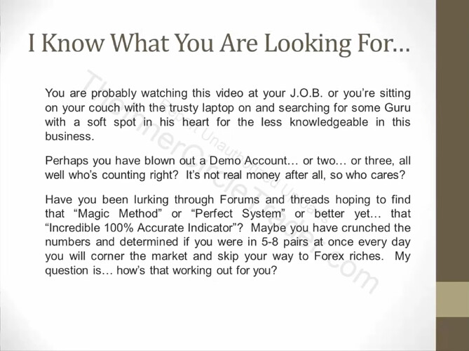 I know What You Are Looking For