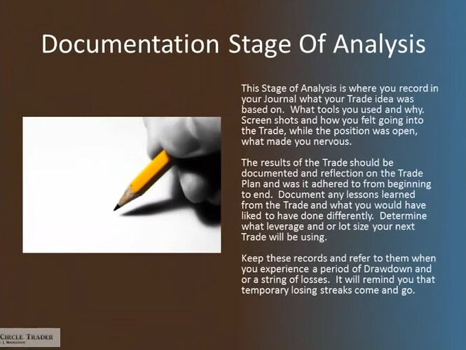 Documentation Stage Of Analysis
