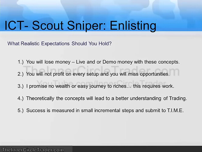 ICT Scout Sniper - What Realistic Expectations Should You Hold