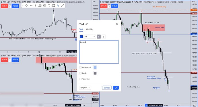 ES Trade Example - Trade Exit