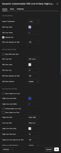 Daniel's TradingView Settings 13