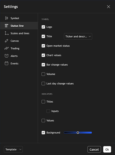 Daniel's TradingView Settings 5