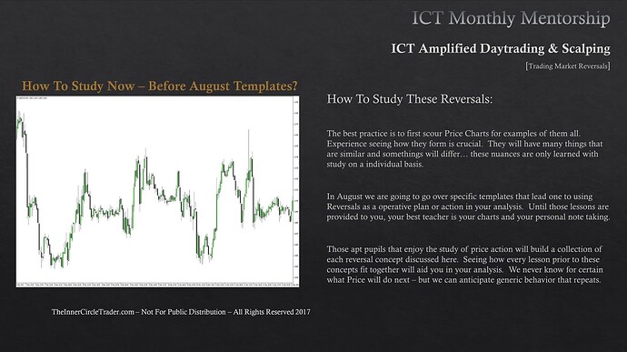 Trading Market Reversals - How To Study These Reversals