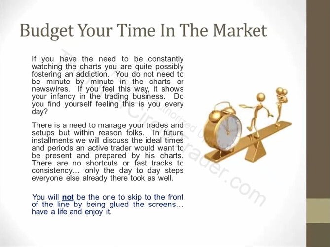 Budget Your Time In The Market