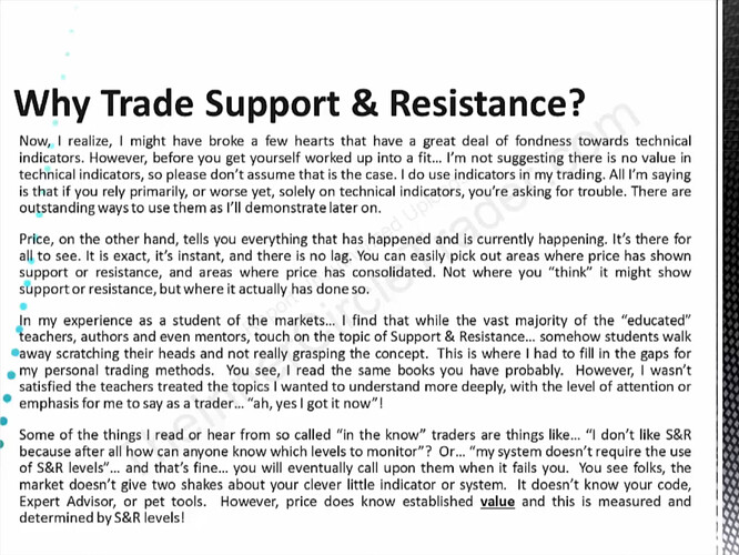 Why Trade Support And Resistance