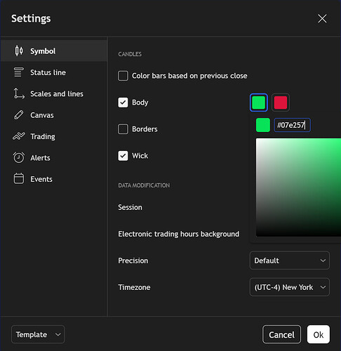 Daniel's TradingView Settings 3